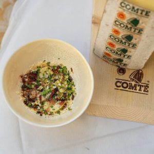 Tartiflette met Comté kaas, rattes en gekonfijte chicon X Sofie Dumont