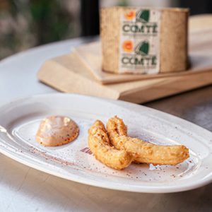 Churros met Comté kaas x swet
