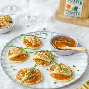 Blini’s met Comté kaas