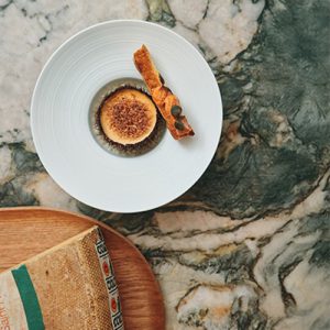 Crème van zee-egel met Comté X Sven Ornelis