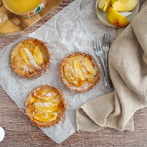Taartjes met appel en Comté