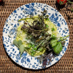 Risotto met Comté en wilde knoflook X Paul Delrez