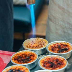 Crème brûlée met Comté en vin jaune X Milan La Roche